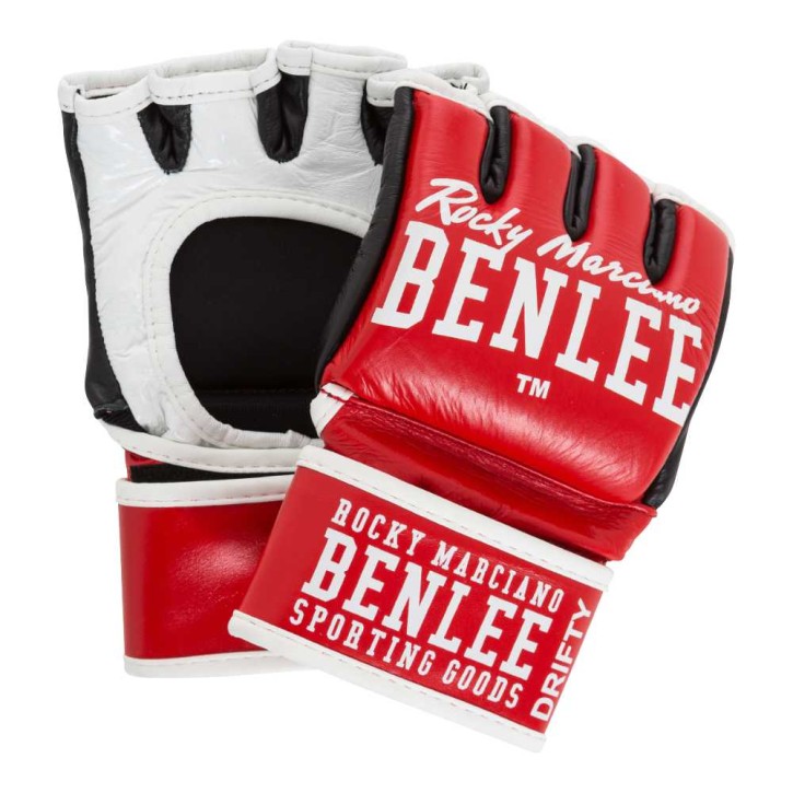 Benlee Drifty MMA Training Handschuhe Leder Rot