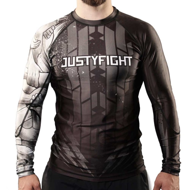 Sale Justyfight Submission Grappling Rashguard LS