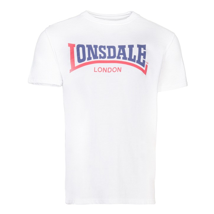 Lonsdale Two Tone T-Shirt Weiss