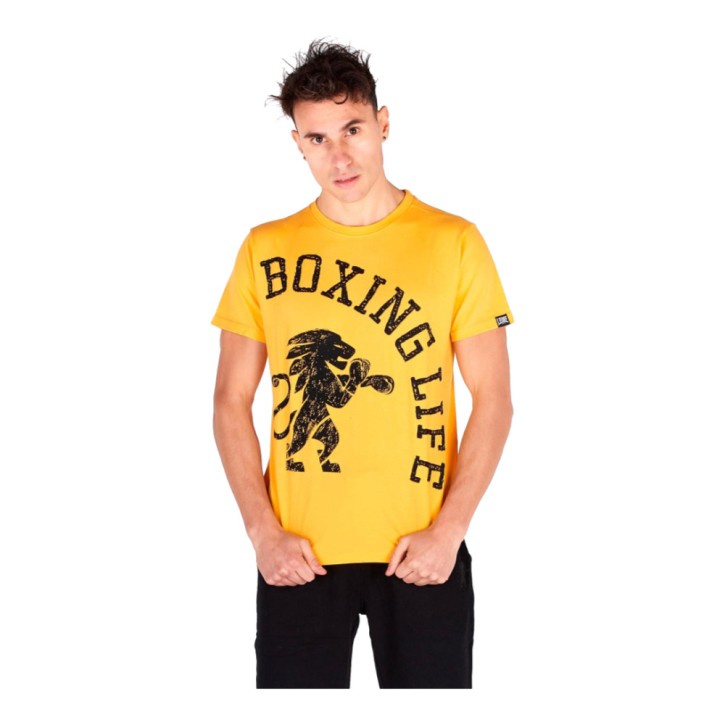 Abverkauf Leone 1947 Boxing Life T-Shirt Saffron