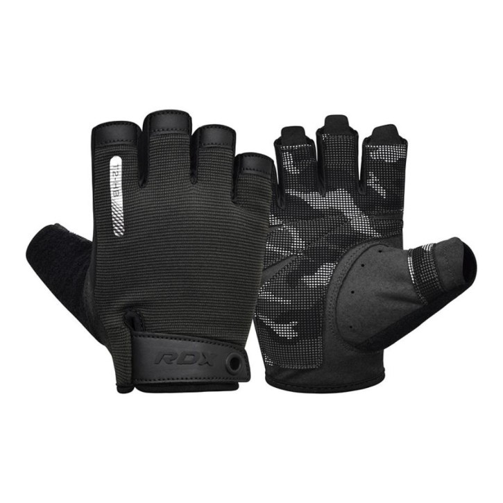 RDX T2 Weightlifting Gloves Camo Black