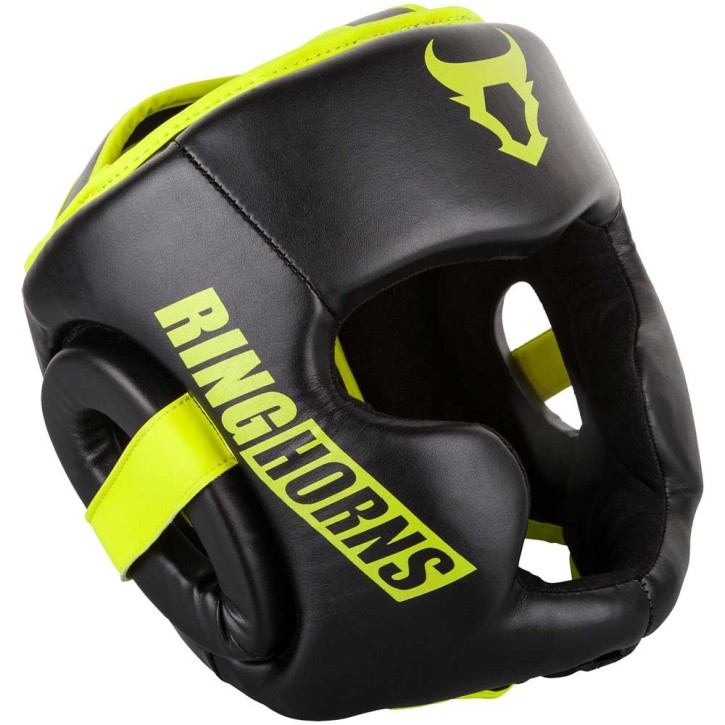 Ringhorns Charger Headgear Black Neo Yellow