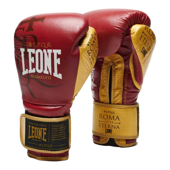 Leone 1947 SPQR Roma Boxing Gloves Ltd. Edition Bordeaux