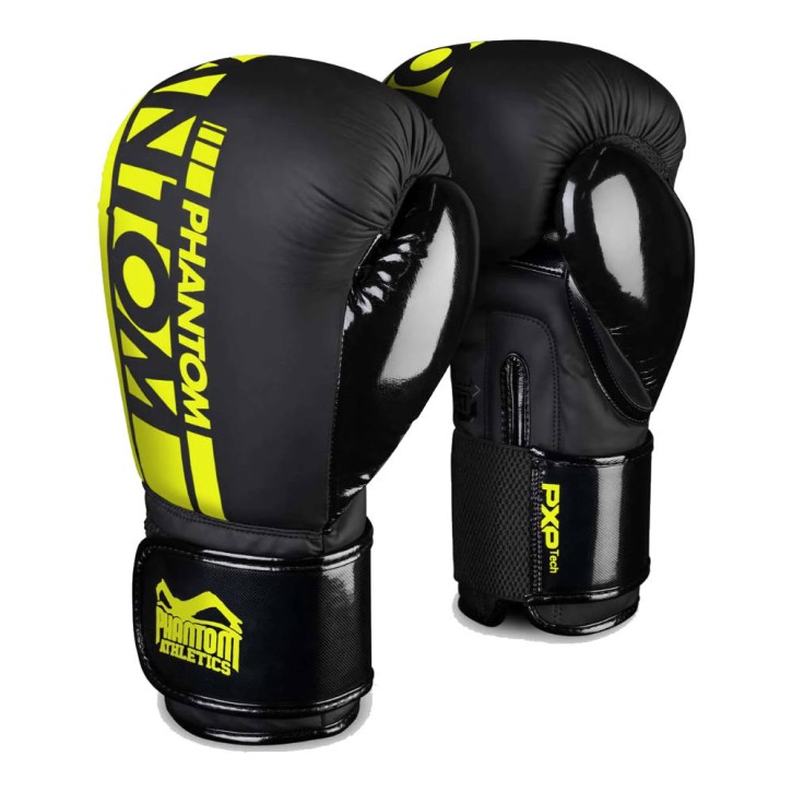 Phantom Apex Boxing Gloves Neon Yellow Black