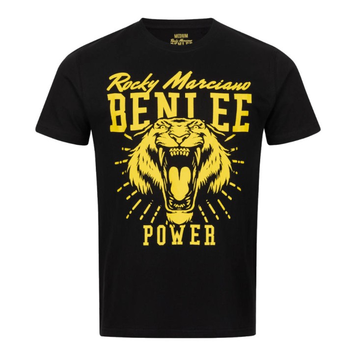 Benlee Tiger Power T-Shirt Black Yellow