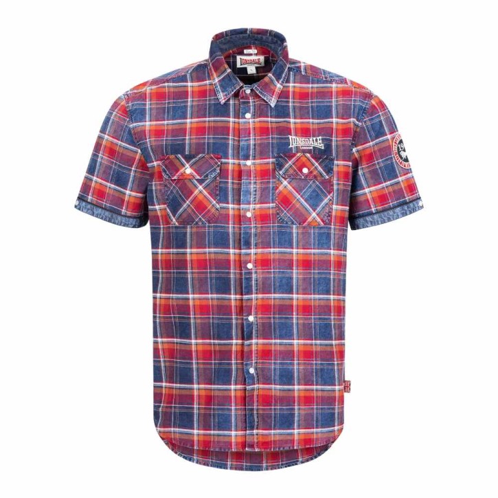 Lonsdale Boxgrove Men's Shirt Navy Red