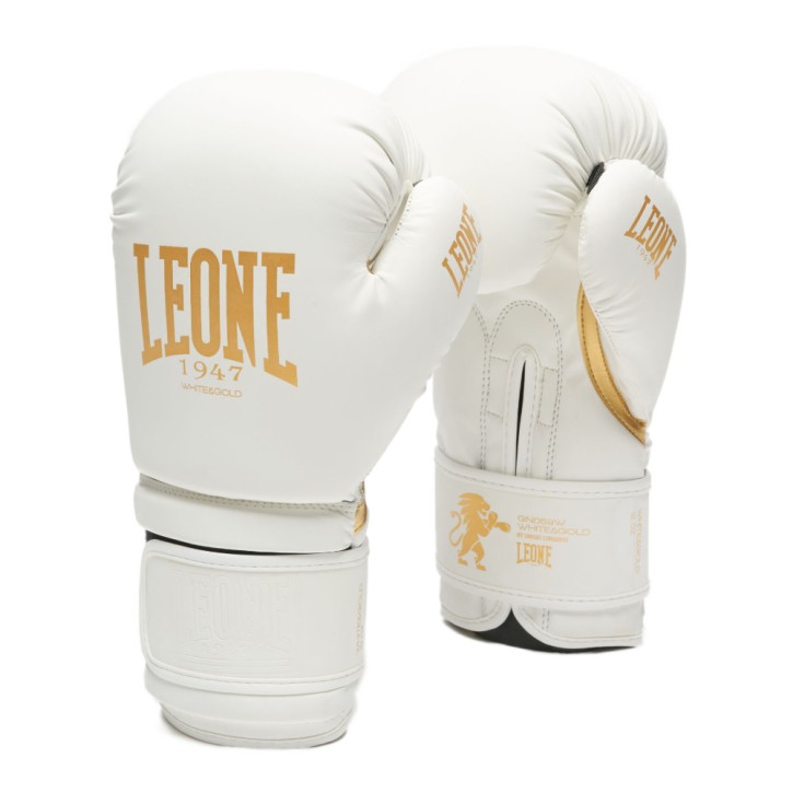 Leone 1947 White and Gold Boxhandschuhe