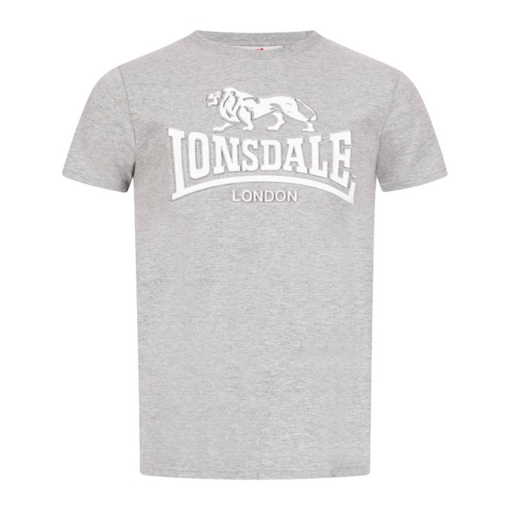 Lonsdale Kingswood T-Shirt Grau Weiss