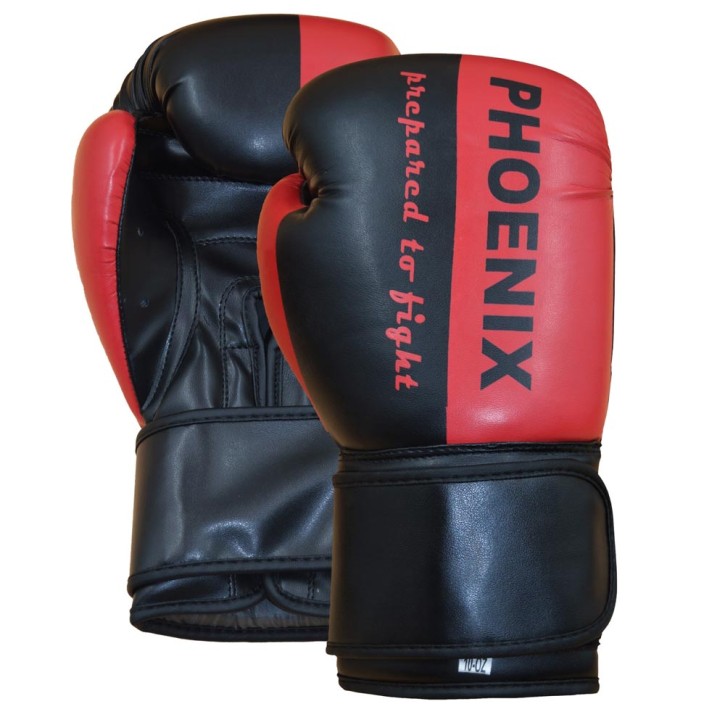 Phoenix PX Boxing Glove Prepared to Fight Red Junior