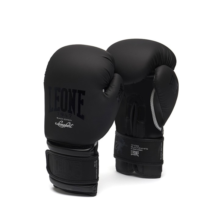 Leone 1947 boxing gloves GN59 Black n White