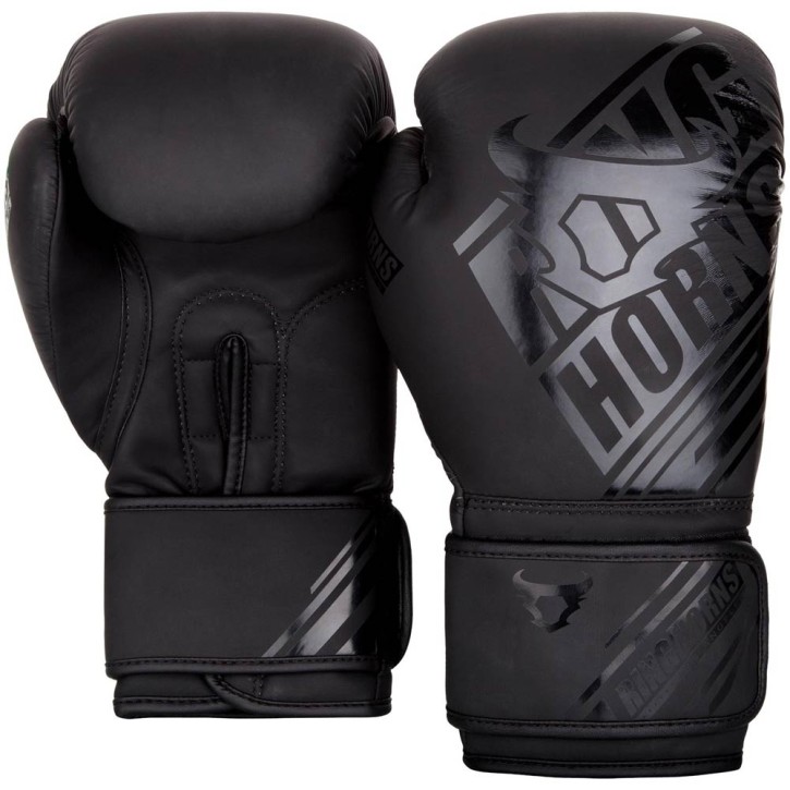 Ringhorns Nitro Boxing Gloves Black Black