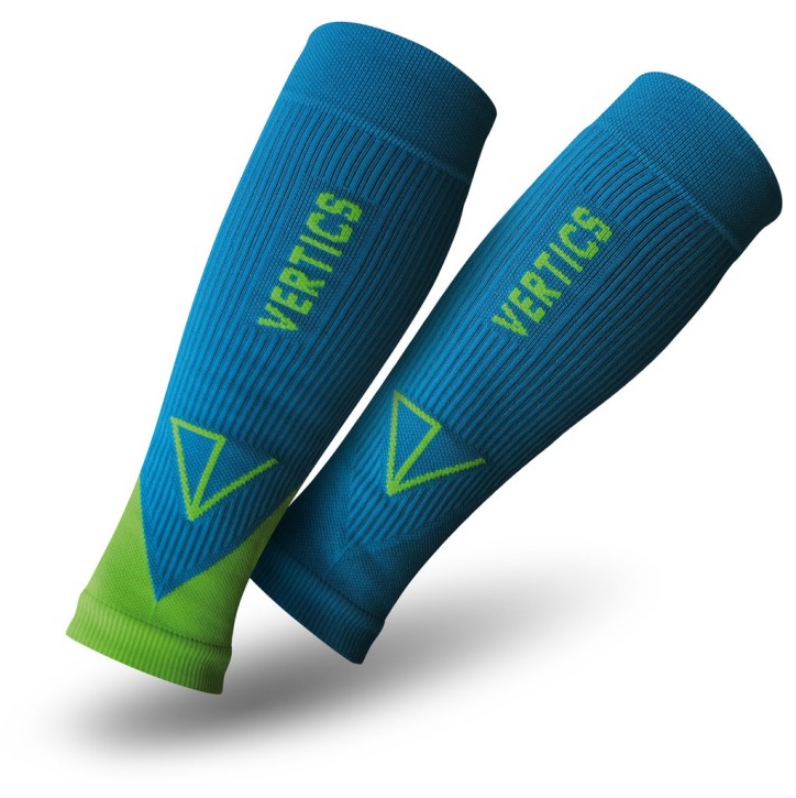 Vertics Sleeves Forearm Compression Sleeves Petrol Lime