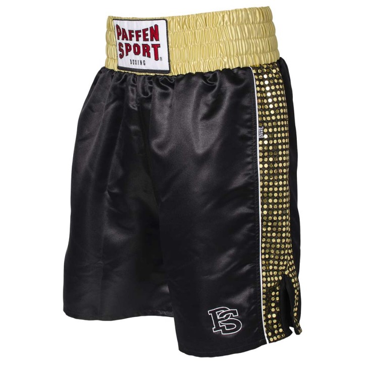 Paffen Sport Pro Glory professional boxer shorts Black Gold