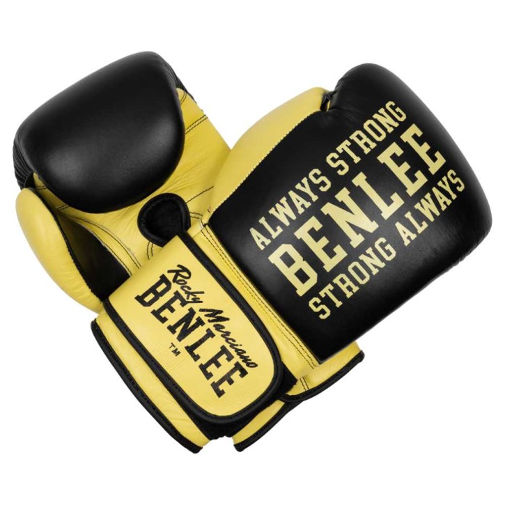Benlee Hardwood Boxing Gloves Black Yellow