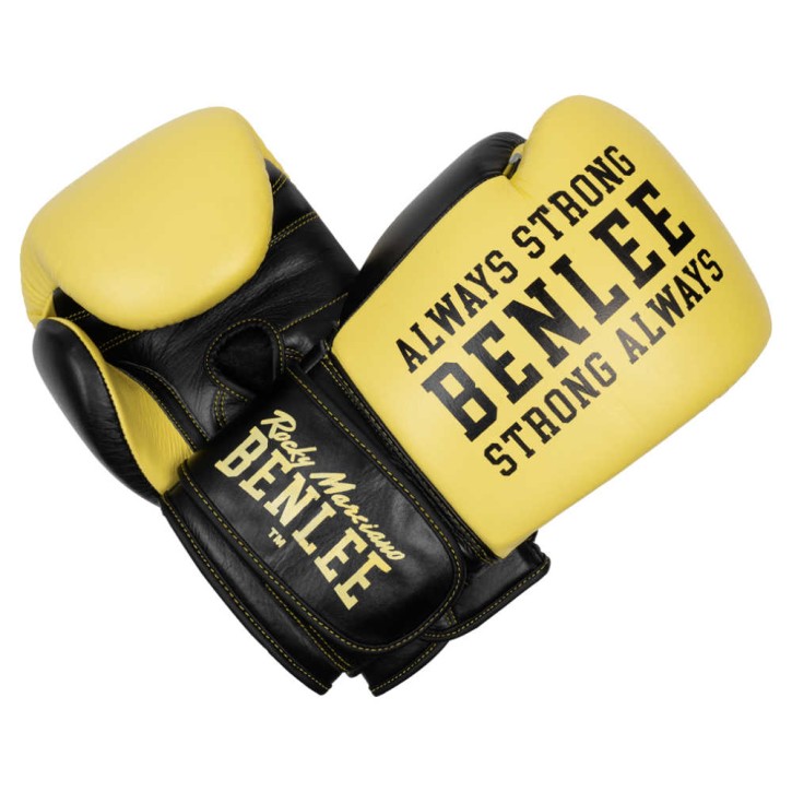 Benlee Hardwood Boxing Gloves Yellow Black