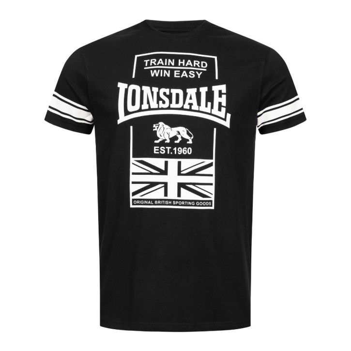 Lonsdale Charmouth T-Shirt Black