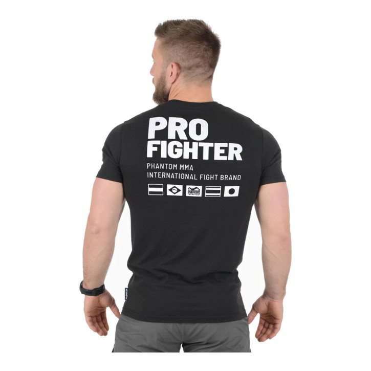 Phantom Pro Fighter T-Shirt Schwarz