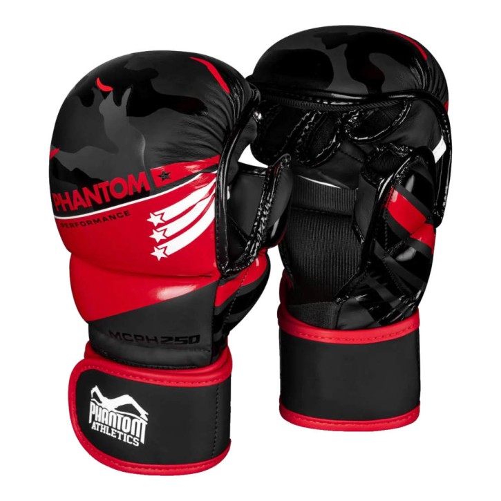 Phantom Raider MMA Sparring Gloves Black