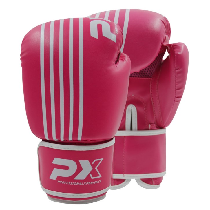 Phoenix PX Boxhandschuhe SPARRING PU pink White