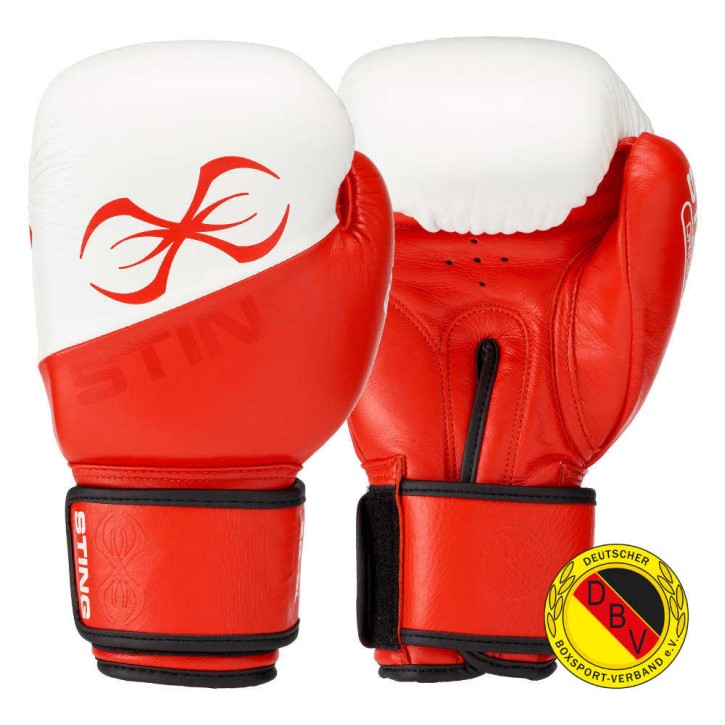 Sting Orion Pro Boxing Gloves DBV Red