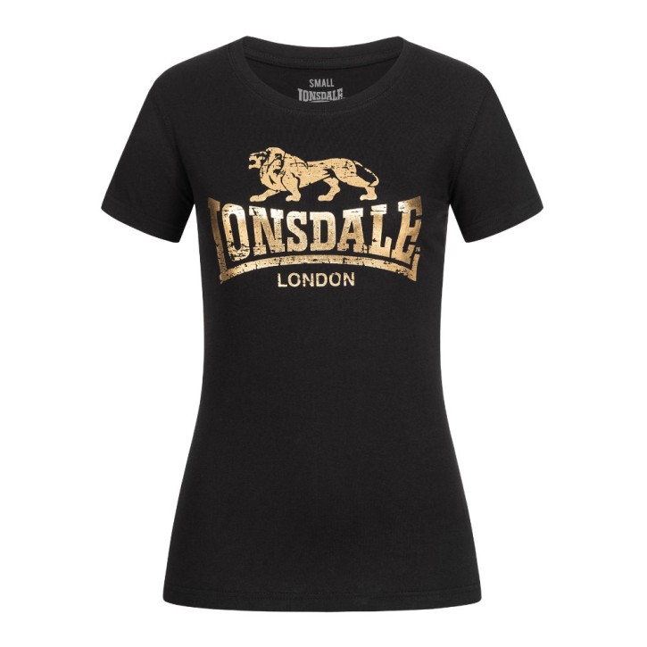 Lonsdale Bantry Frauen T-Shirt Schwarz