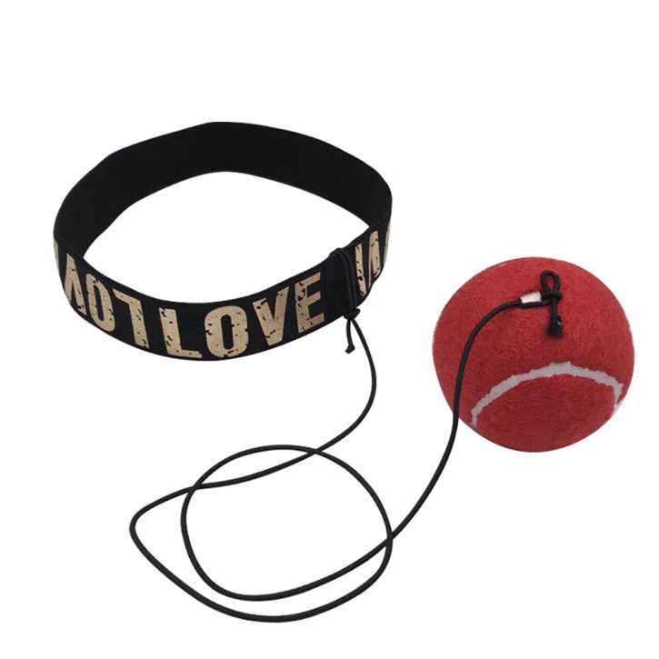 Reflex ball with headband Red