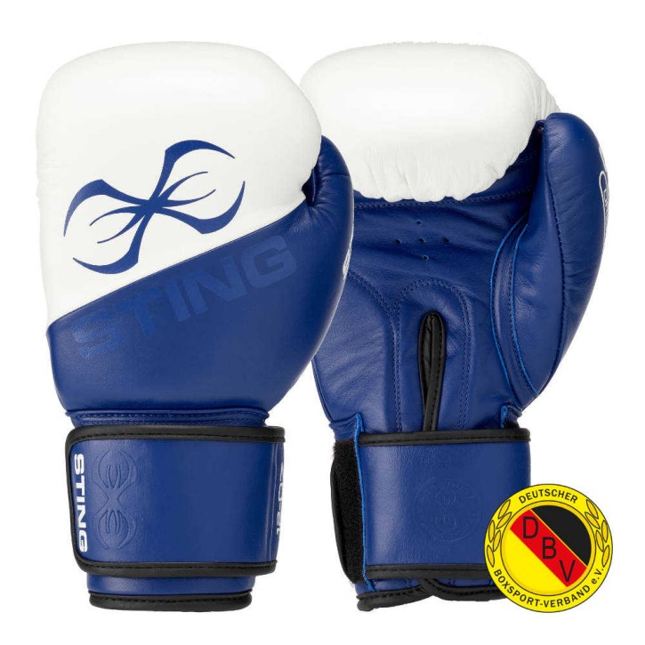 Sting Orion Pro Boxing Gloves DBV Blue