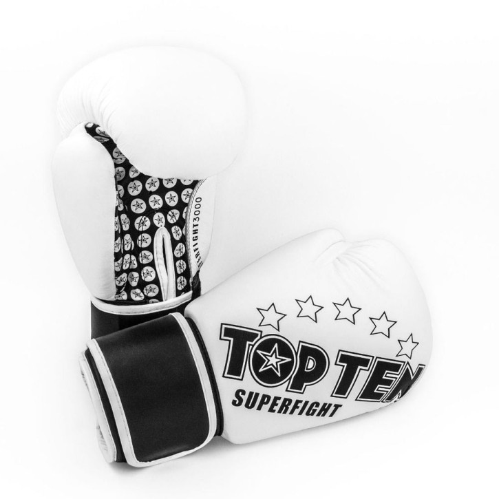 Top Ten Superfight 3000 Boxhandschuhe White 10oz