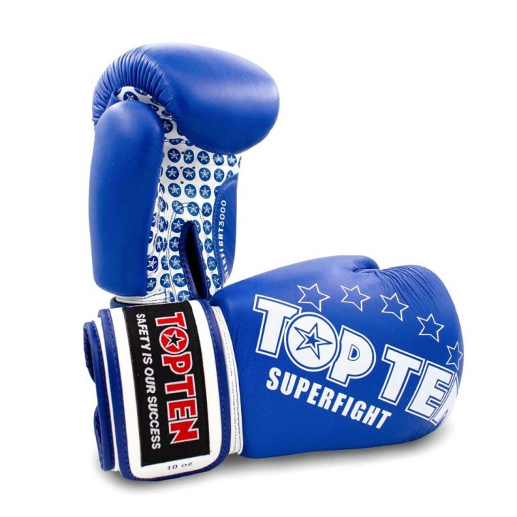 Top Ten Superfight 3000 Boxing Gloves Blue 10oz