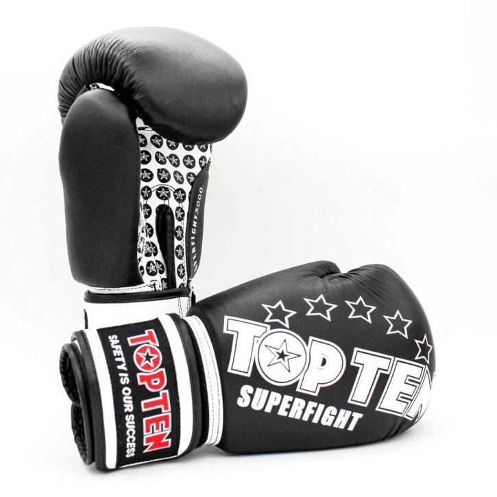 Top Ten Superfight 3000 Boxing Gloves Black