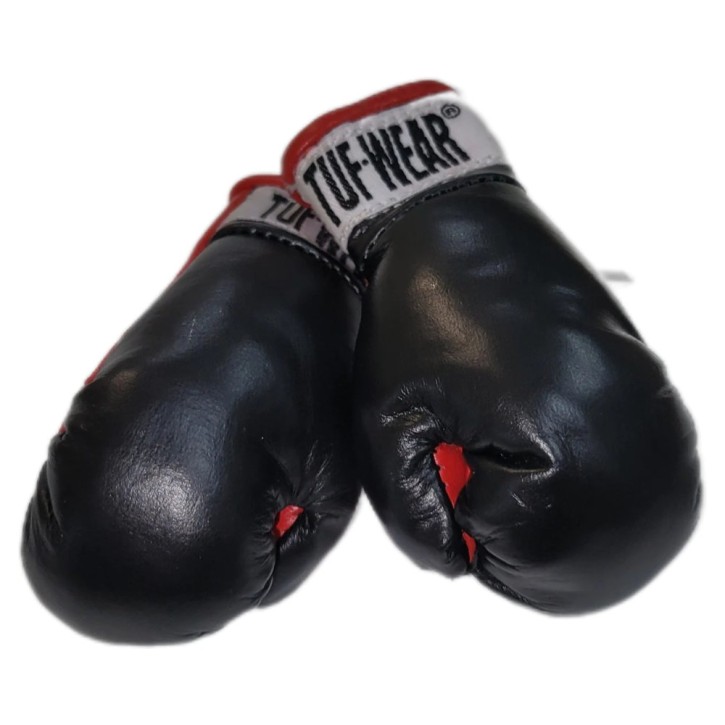 Tuf Wear Mini Car Mirror Boxing Gloves Black