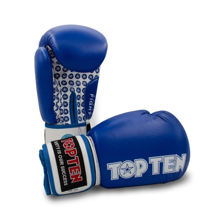 Top Ten Fight Boxing Gloves Blue 10oz