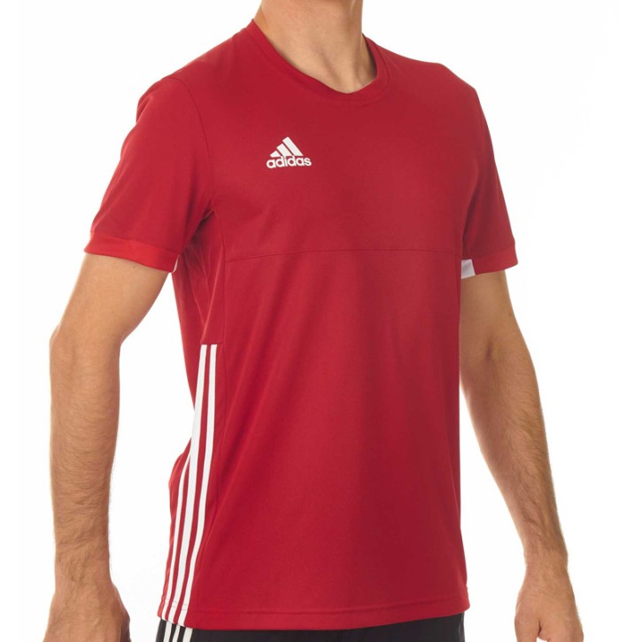 Sale Adidas T16 Team T-Shirt Men Power Red White AJ5308