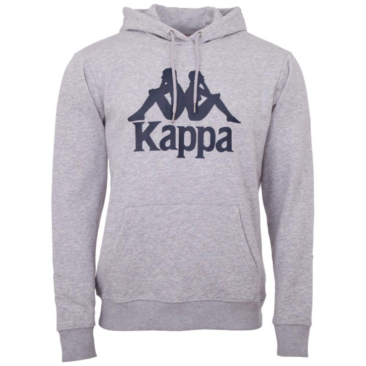 Kappa Taino Hooded Sweatshirt Grey Melange