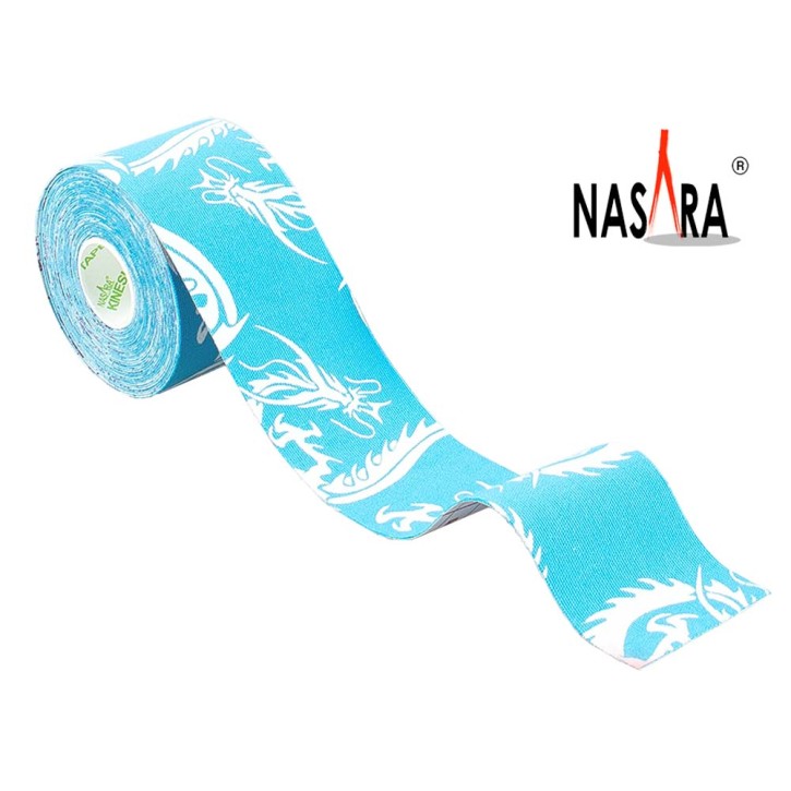 Nasara Dragon Kinesiologie Tape türkis 5cm x 5m