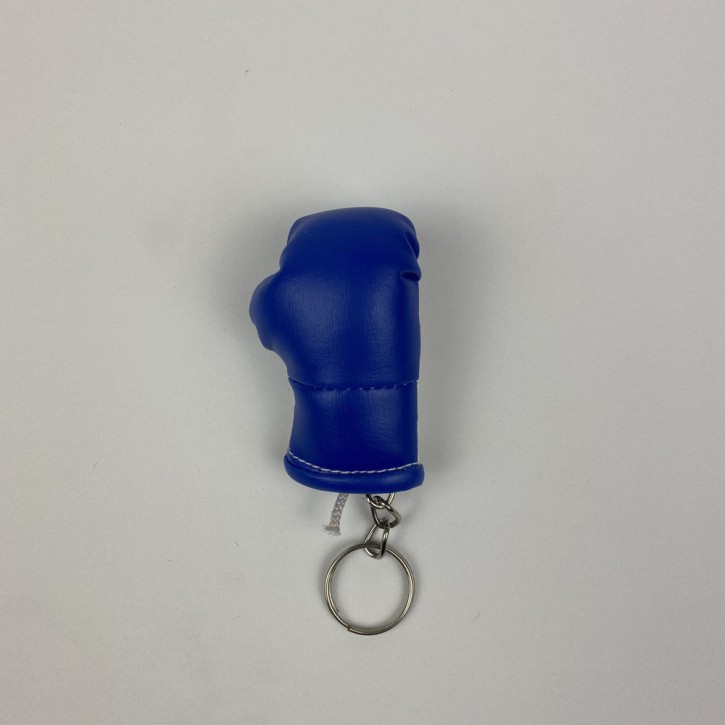 Key ring boxing glove blue