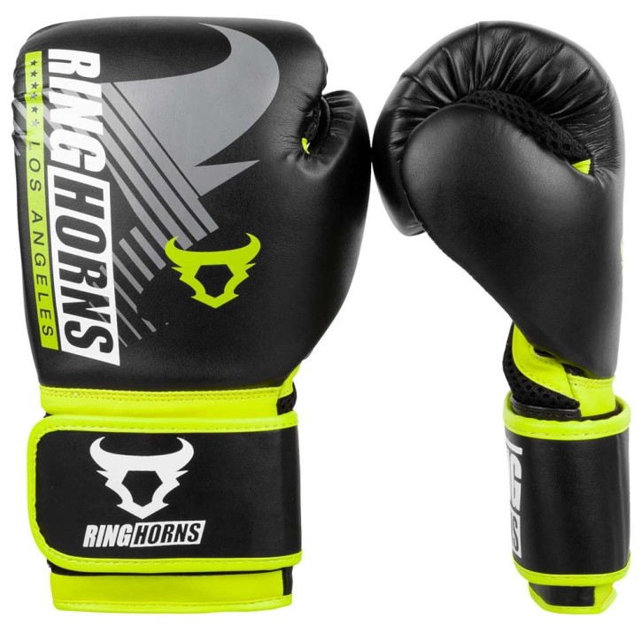 Ringhorns Charger MX Boxing Gloves Black Yellow