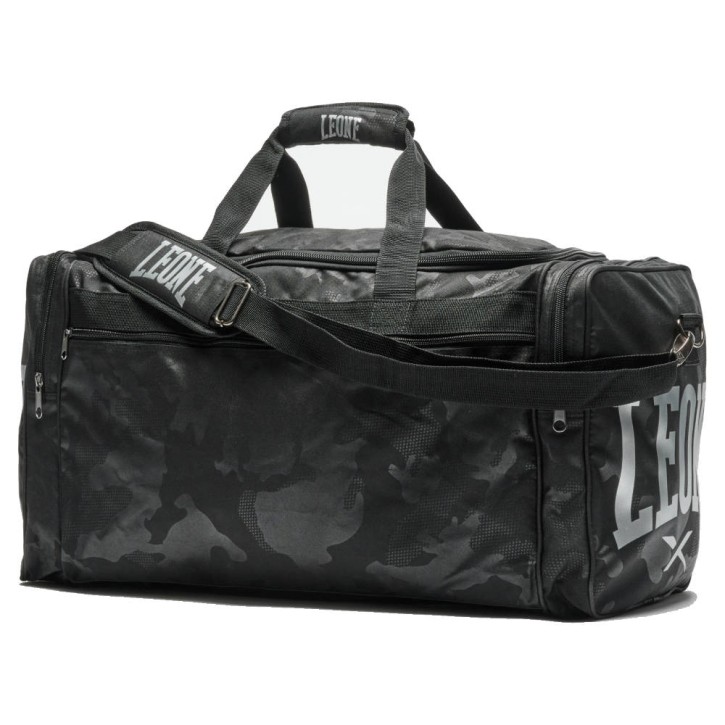 Leone 1947 Camo Duffel Bag sports bag 55l Black