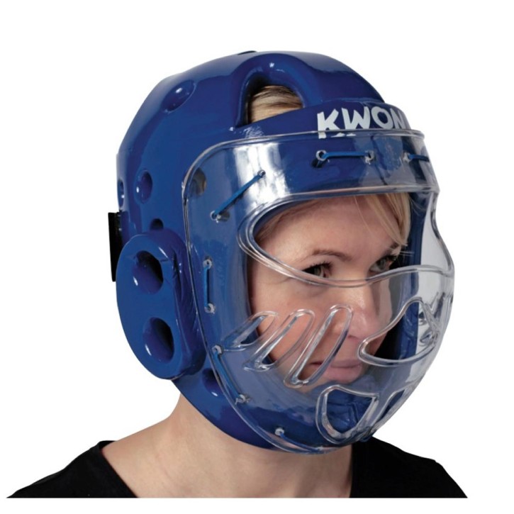 Kwon KSL Kopfschutz WT mit Visier Blue