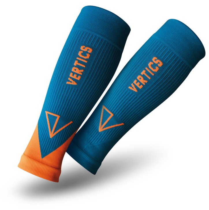Vertics Sleeves Forearm Compression Sleeves Petrol Orange