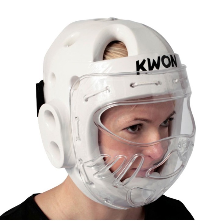 Kwon KSL Kopfschutz WT mit Visier White