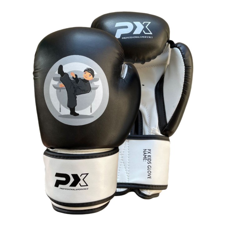 Phoenix Kids Ninja Boy Boxing Glove Black White