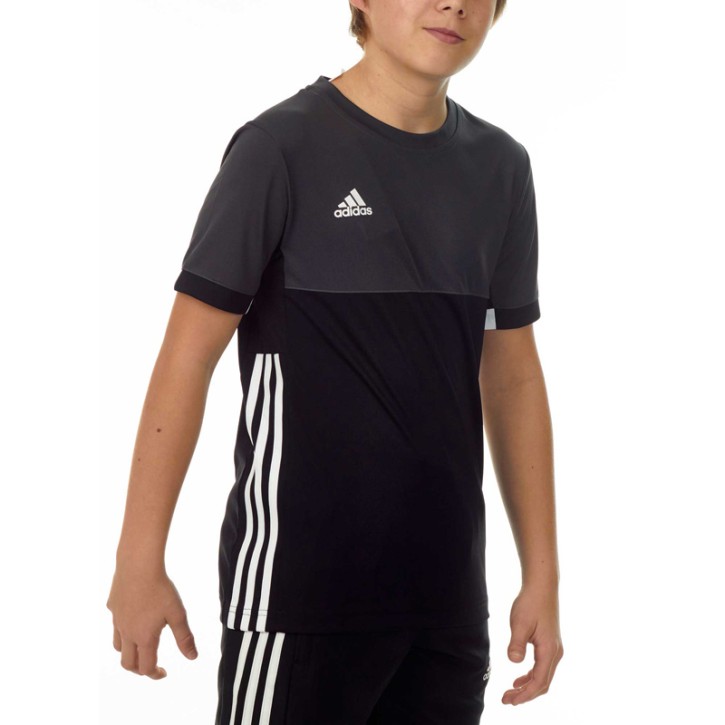 Abverkauf Adidas T16 Climacool T-Shirt Jungen Black Grey AJ5432
