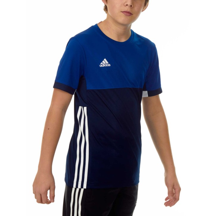 Abverkauf Adidas T16 Climacool T-Shirt Jungen Navy Royal Blue AJ5433