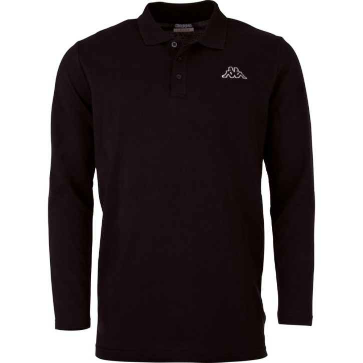 Christmas Sale Kappa Talek Polo Shirt LS Black