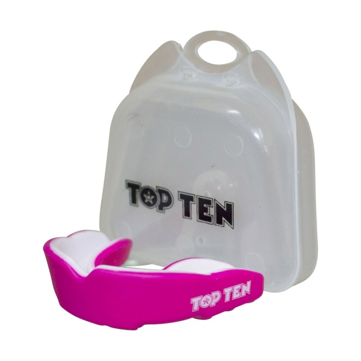 Top Ten Zahnschutz Combat TPR Pink White