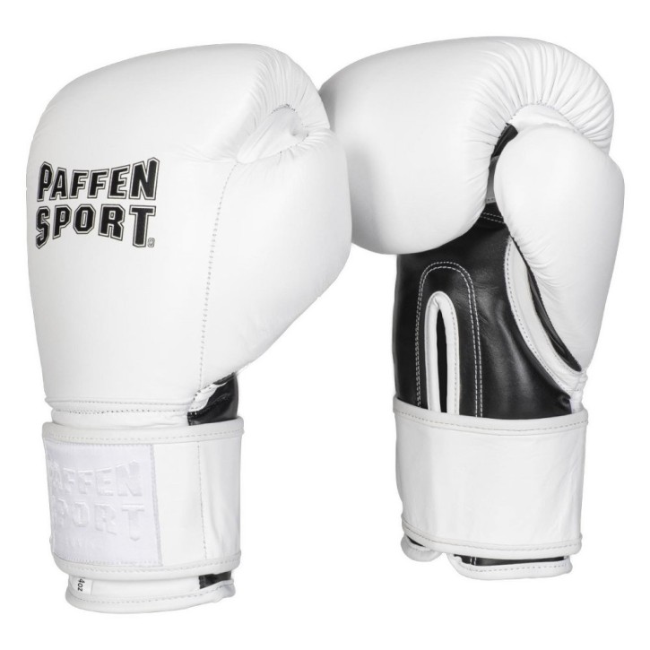 Paffen Sport Pro Klett Profi Sparrings Handschuhe White