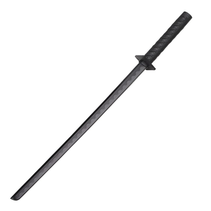 Ninja Sword Hard Plastic Black 85cm