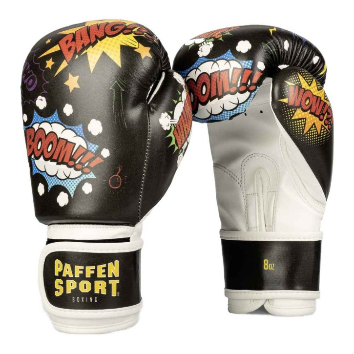 Paffen Sport Kids Comic Boxing Gloves Black