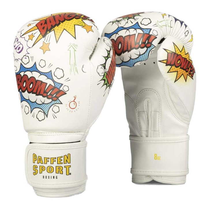 Paffen Sport Kids Comic Boxing Gloves White